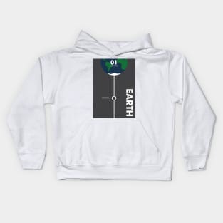 The Earths Moon Kids Hoodie